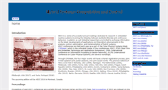 Desktop Screenshot of hscc-conference.org