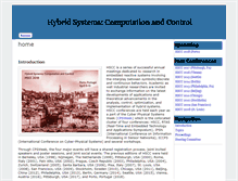 Tablet Screenshot of hscc-conference.org